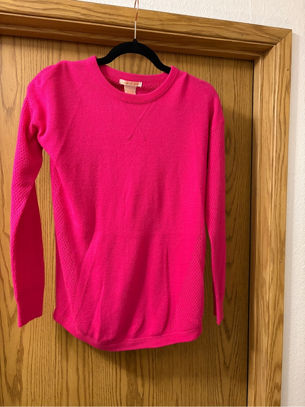 Sweet Romeo Hot Pink Crewneck Sweater